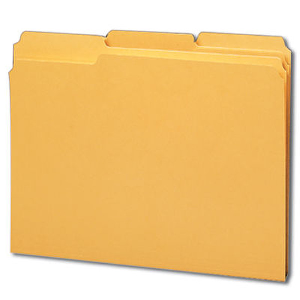 Smead Colored Folders Reinforced Tab Letter Goldenrod Пластик папка