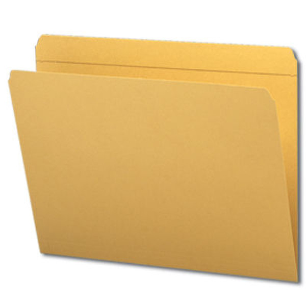 Smead Colored Folders Straight Cut Tab Letter Goldenrod Gold folder