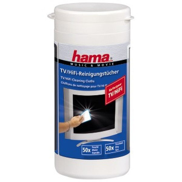 Hama TV/HiFi Cleaning Cloths дезинфицирующие салфетки