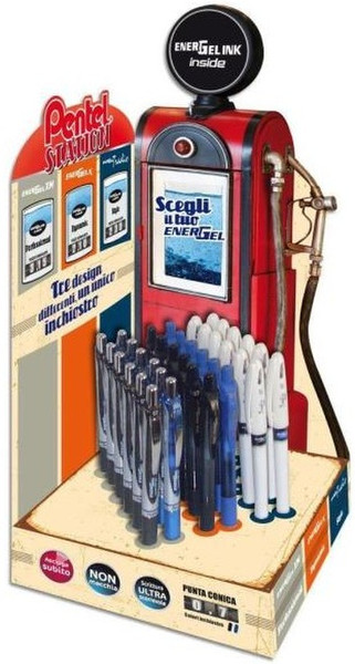 Pentel Energel Mix Черный, Синий 72шт