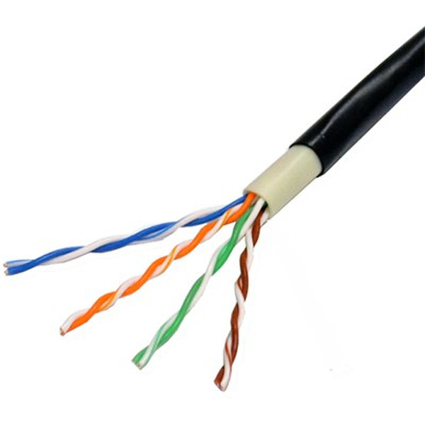 Dynamode C-CABLE-305-EXT 305м Cat5e U/UTP (UTP) Черный сетевой кабель