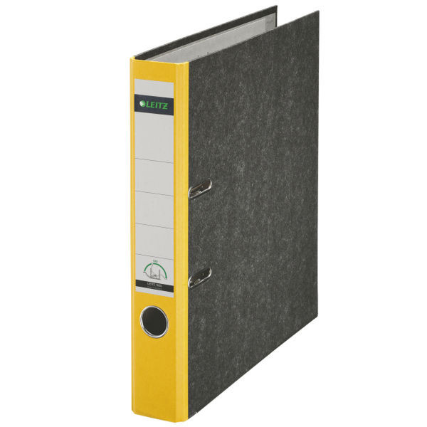 Leitz Cardboard binder 180° Yellow folder