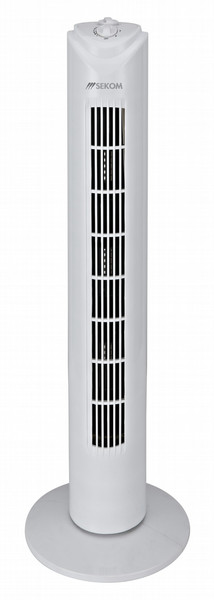 Sekom STR30 Household tower fan 45W Weiß Ventilator