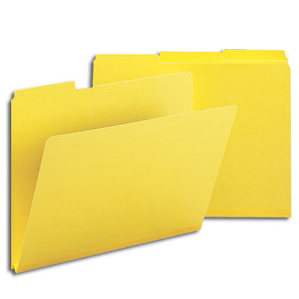 Smead Colored Pressboard Folders Letter Yellow Gelb Aktendeckel