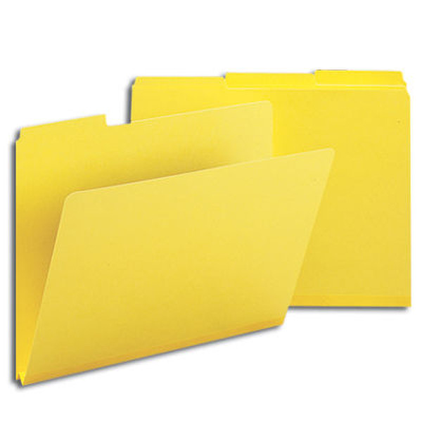 Smead Colored Pressboard Folders Letter Yellow Yellow folder