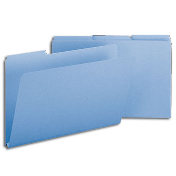 Smead Colored Pressboard Folders Legal Blue Blue folder