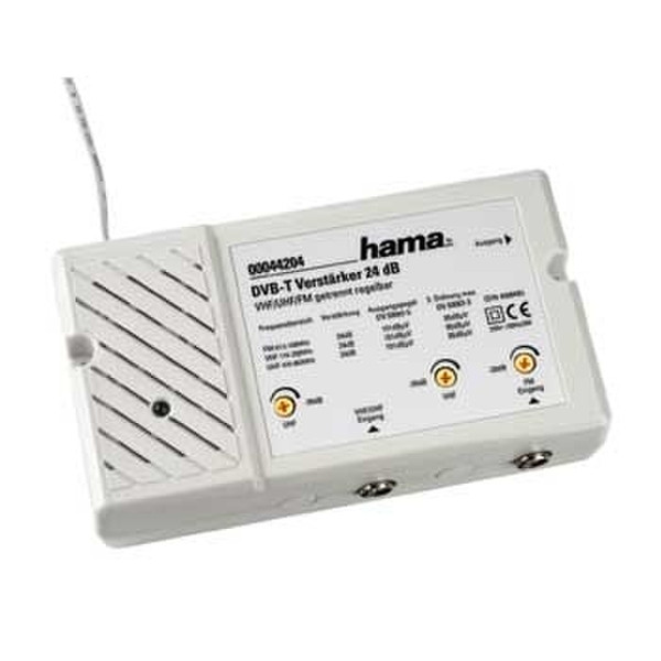 Hama DVB-T Amplifier 24dB Белый AV ресивер