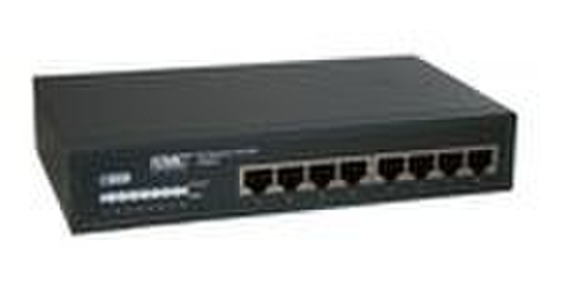 SMC SMCEZ108FDT Managed Power over Ethernet (PoE) Black network switch