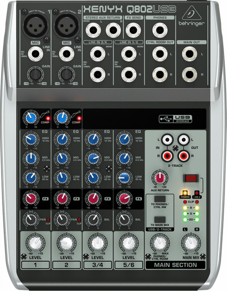 Behringer Q802USB DJ mixer