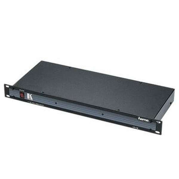 Hama VGA Distribution Amplifier VP12 Black power distribution unit (PDU)