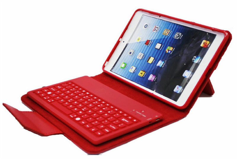 Afunta KB09-R 7.85Zoll Blatt Rot Tablet-Schutzhülle