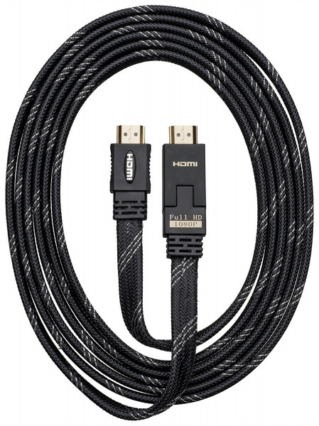 Bigben Interactive PS4HDMIFLAT 3м HDMI HDMI Черный HDMI кабель