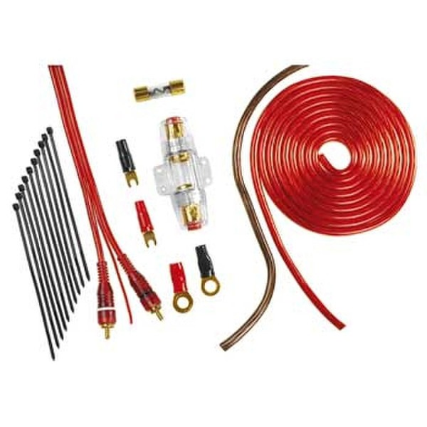 Hama Powerkit 360 5m Red power cable