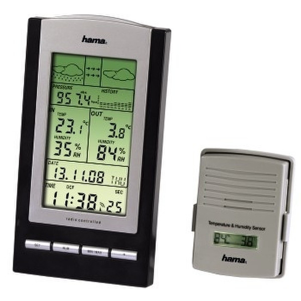 Hama EWS-800 Black,Silver weather station