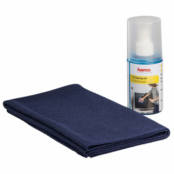 Hama LCD/Plasma Cleaning Gel with Large Microfibre Cloth ЖК/TFT/Плазма Equipment cleansing wet/dry cloths & liquid