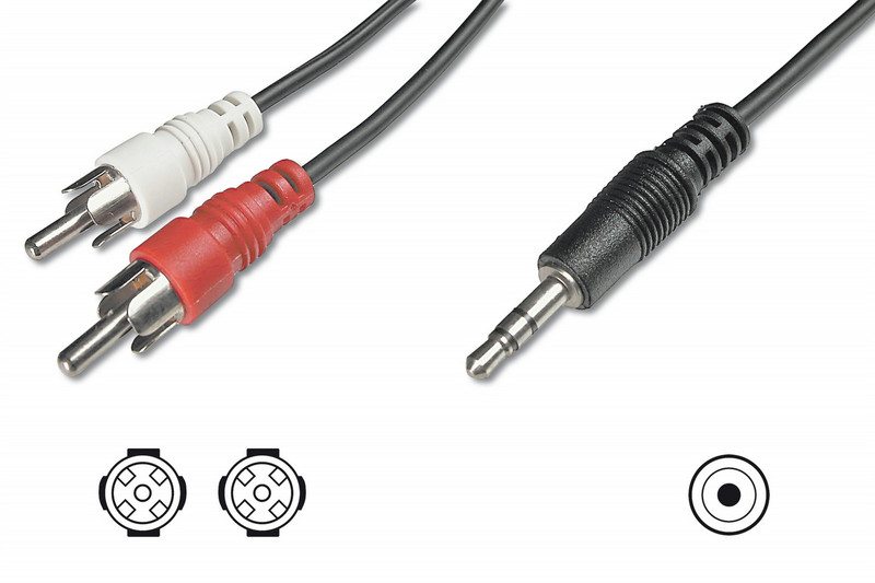ASSMANN Electronic 3.5mm - 2x RCA, M/M, 1.5 m