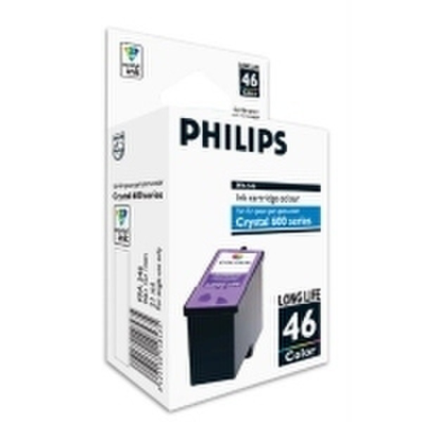 Philips PFA 546/ Crystal Ink 46 cyan,magenta,yellow ink cartridge