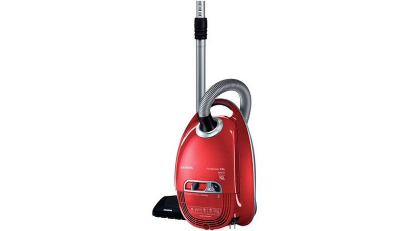 Siemens VS08G2611 Cylinder vacuum cleaner 6L 2600W Red vacuum