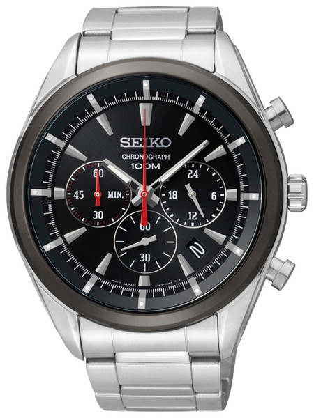 Seiko Instruments SSB089P1 Wristwatch Male Quartz Black,Stainless steel