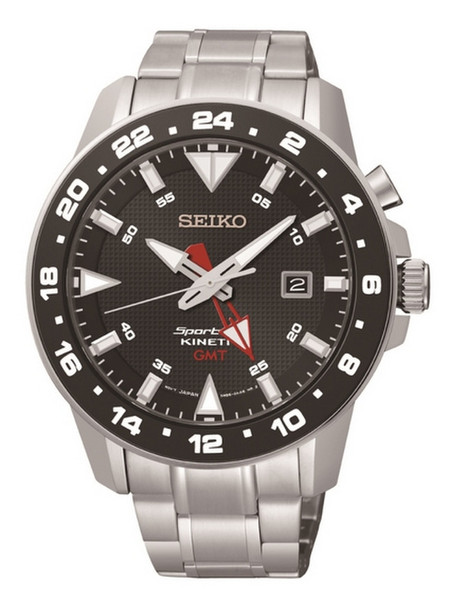 Seiko Instruments SUN015P1 Wristwatch Male Quartz Black,Stainless steel