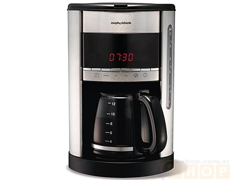 Morphy Richards 47086 Drip coffee maker 12cups Stainless steel coffee maker