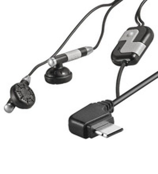 Wentronic PHF S f/ SAM D800/D520/D820/E900/P300 Binaural Verkabelt Schwarz, Silber Mobiles Headset