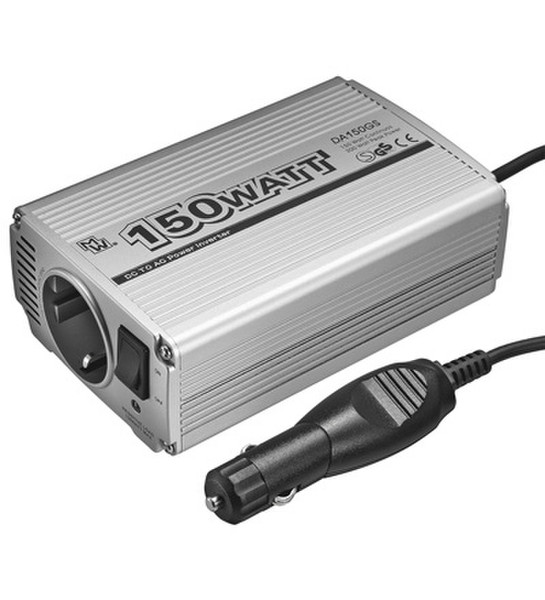 Wentronic SPW 150 W DC/AC 12 f/ 230 V 150Вт Cеребряный адаптер питания / инвертор