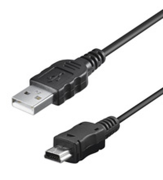Wentronic DAT f/ MOT V3 mini USB Schwarz Handykabel