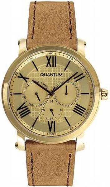 Quantum ADG360.12 Armbanduhr Männlich Quarz Gold Uhr