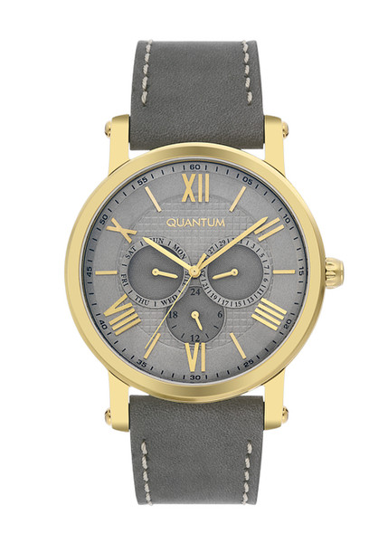 Quantum ADG360.68 Armbanduhr Männlich Quarz Gold Uhr