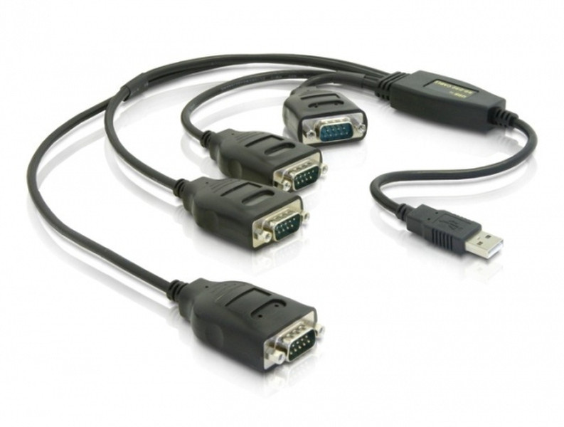 DeLOCK USB/4x Serial Adapter интерфейсная карта/адаптер