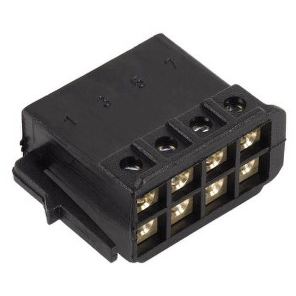 Hama ISO Power Plug, screwable ISO Black wire connector