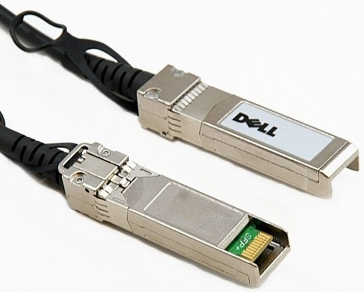 DELL SFP+ M-M 5m 5m Black,Stainless steel networking cable