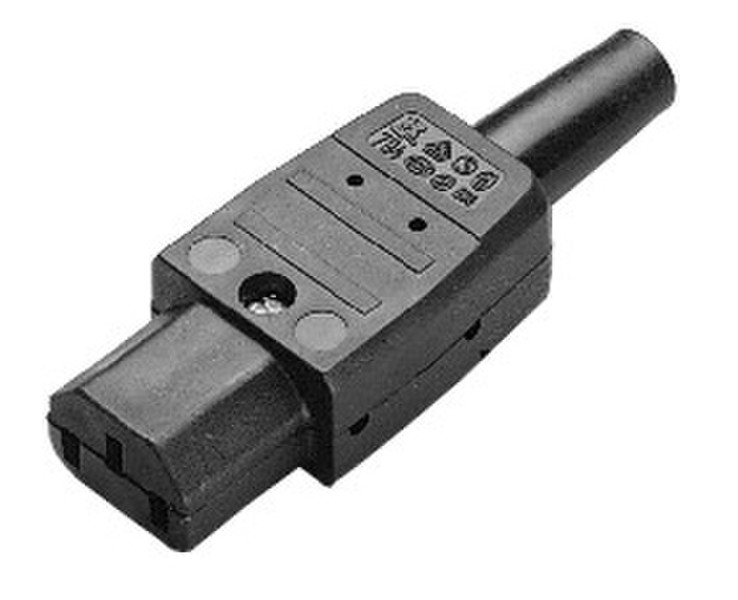 Mercodan 941242 C13 Black electrical power plug