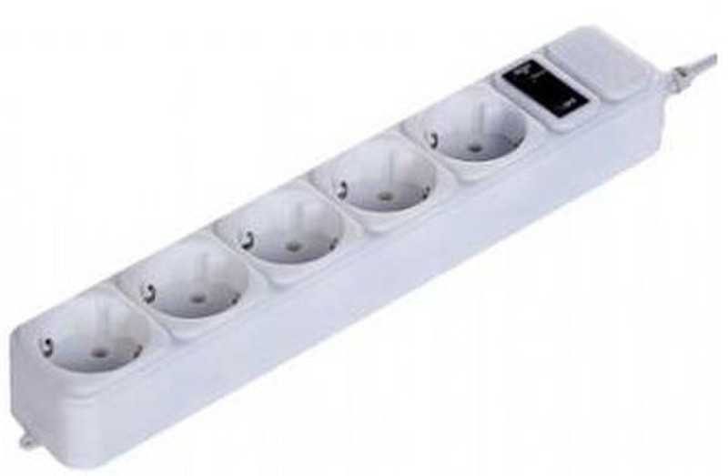 Gembird Surge Protector 5x 5AC outlet(s) Weiß Spannungsschutz