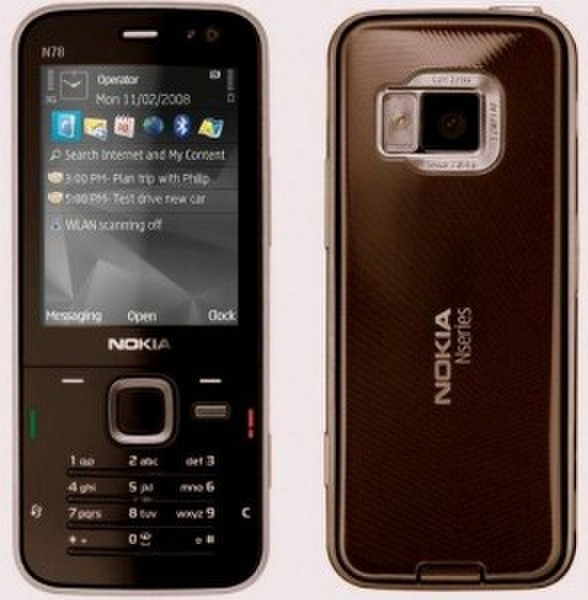 Nokia N78 Brown smartphone