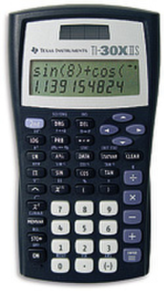 Texas Instruments TI-30X IIS Tasche Wissenschaftlicher Taschenrechner Schwarz