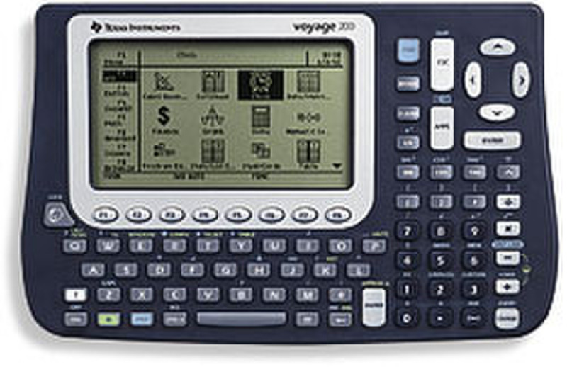 Texas Instruments Voyage 200 Pocket Financial calculator Черный, Cеребряный