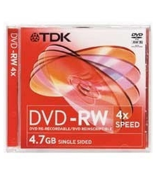 TDK DVD-RW 4.7GB DVD-RW 1pc(s)