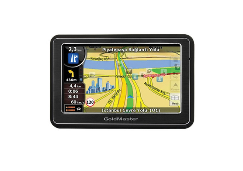 GoldMaster NAV-501 Tragbar / Fixiert 5Zoll TFT Touchscreen Schwarz Navigationssystem