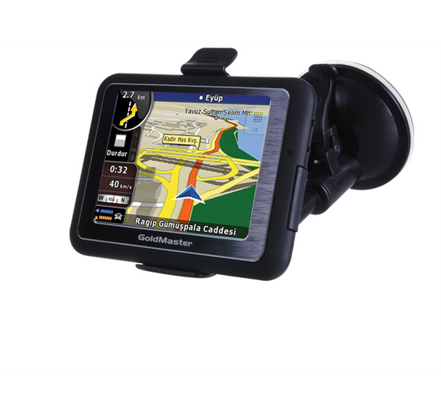 GoldMaster NAV-351 Tragbar / Fixiert 3.5Zoll TFT Touchscreen Schwarz Navigationssystem