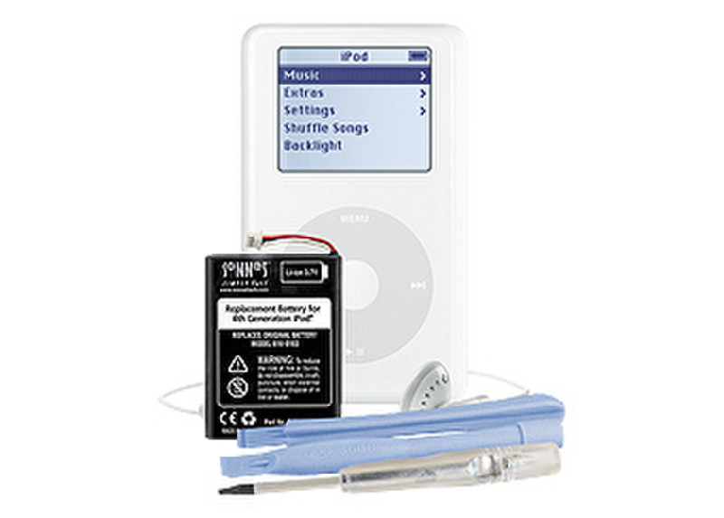 Sonnet iPod Battery (4G iPod) Lithium-Ion (Li-Ion) 750mAh 3.7V rechargeable battery