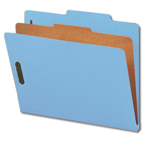 Smead Classification Folders Letter 4-Section Blue (10) Пластик Синий папка