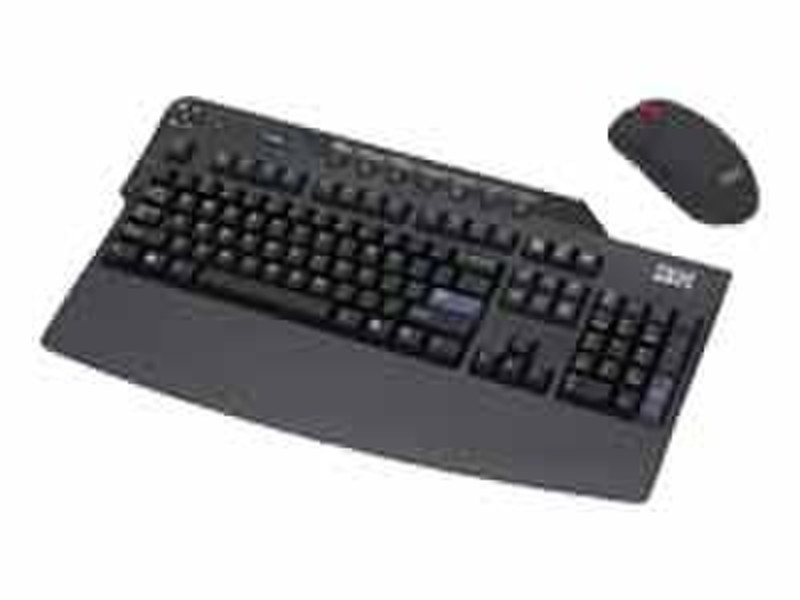IBM Wireless Keyboard and Mouse RF Wireless Black keyboard