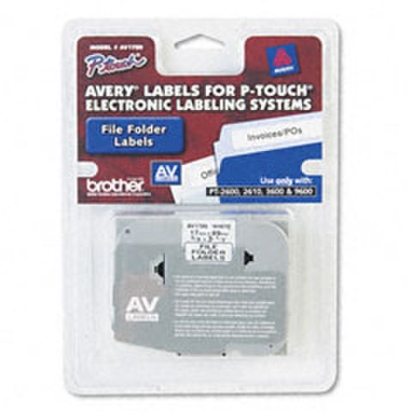 Brother AV1789 printer label