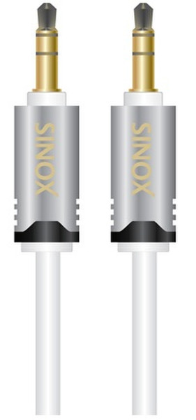 Sinox 3.5mm M-M 1.5m 1.5m 3.5mm 3.5mm White