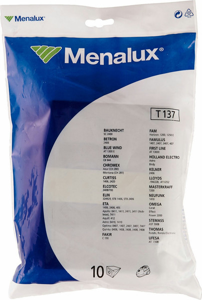 Menalux T137 vacuum supply