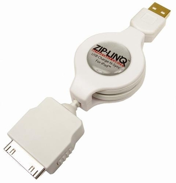 Cables Unlimited ZIP-DATA 1.2м Белый кабель USB
