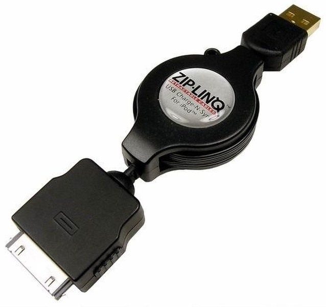 Cables Unlimited ZIP-DATA 1.2м Черный кабель USB