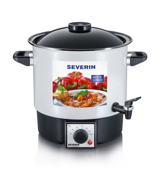 Severin EA 3658 1basket(s) 1000W Black,Stainless steel steam cooker